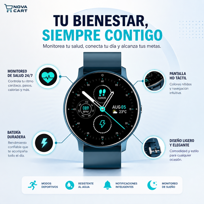 Reloj Inteligente Pro Monitoreo de Salud